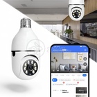 Câmera Ip Wi-fi Rosqueável E27 Hd Com Áudio Detector De Movim