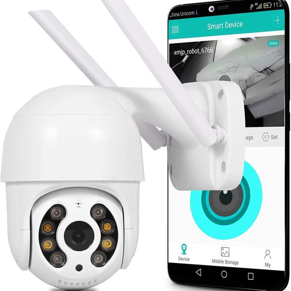 Camera Ip Wifi Dome Rastreamento Humano Auto Track