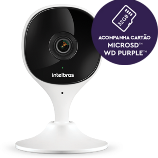 Camera Mibo Infra Imx Wifi Full Hd C/ Cartao 32gb Intelbras
