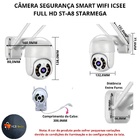 Câmera Segurança Smart Wifi Ip App Icsee Full Hd St-a8 Starme