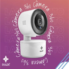 Câmera Segurança Wifi 1080p 360º Visão Not. Sensor Movimento