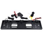 Câmera Sensor De Ré Molde Para Placa De Carro Traseira