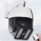 Camera Solar Falsa Luminaria Luz 66 Leds Sensor Presença Mov