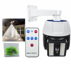 Camera Solar Falsa Luminaria Luz Led 3 Modos Segurança Contro