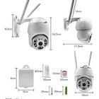 Câmera Speed Dome Ip Wifi Externa Movel 2mp