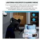 Câmera Speed Dome Wifi Ptz De 4mp Com Visão Noturna Colorida