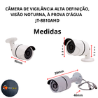 Camera Vigilância Alta Definição Visão Noturna Prova  D' Àgua