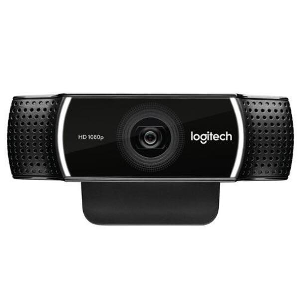 Câmera Webcam Full Hd Pro Stream Com Tripé Preto - Logitech -