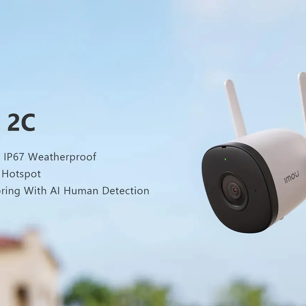 Câmera Wi-fi Ip Imou Ipc-f42p-b Bullet 2c- 4mp+cartão 64gb