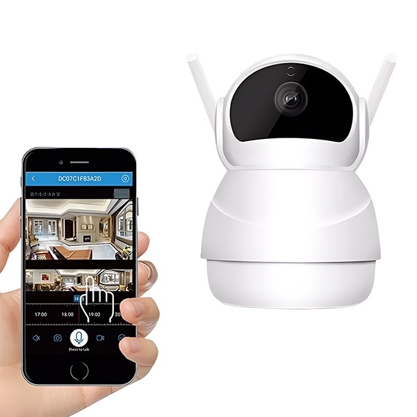 Câmera Wifi Ipc360 De Segurança Hd Com Visão Noturna E Detecç