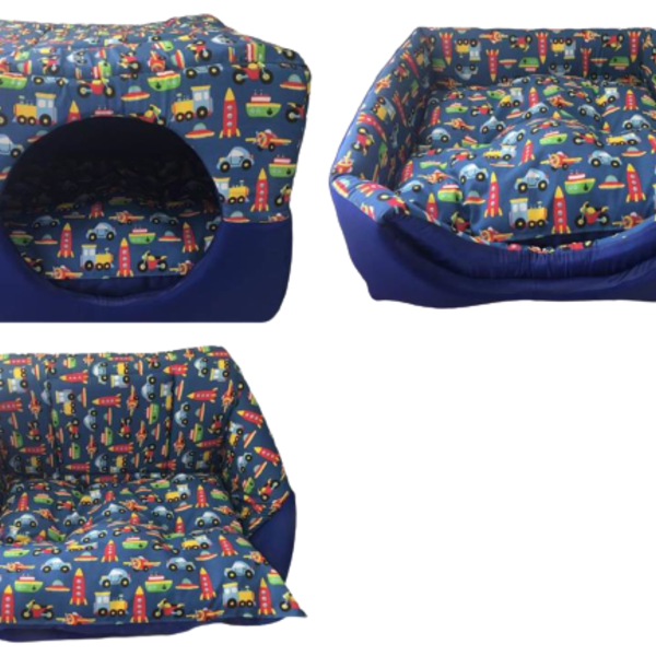 Caminha 3 Em 1 Para Pet Azul