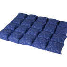 Caminha Cama Pet De Pinus Para Cachorro C/ Colchão Osso Azul