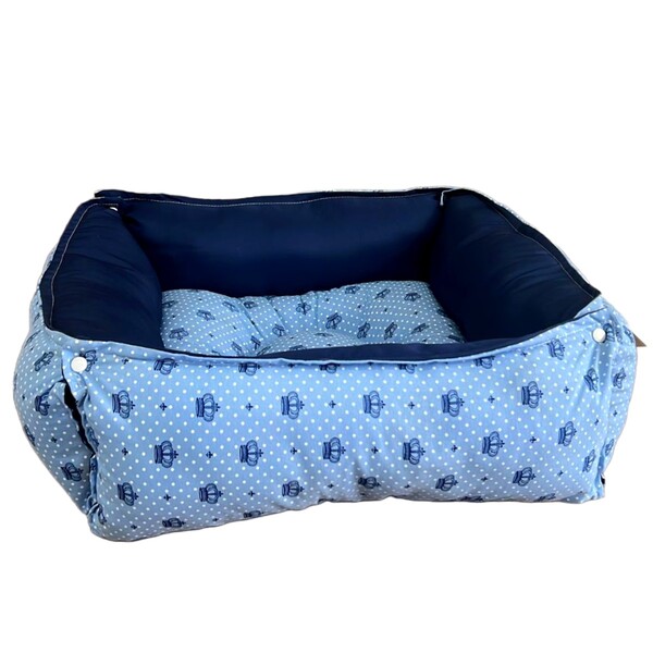 Caminha Coroa Para Cachorro E Gatos Quadrada Fibra Luxo Acolc