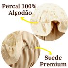 Caminha De Pelúcia Redonda Para Cachorros E Gatos Realeza Bege