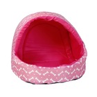 Caminha Para Cachorro E Gatos Iglu Nylon Acolchoada Tamanho M