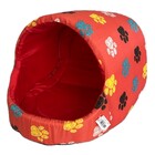 Caminha Para Cachorro E Gatos Iglu Nylon Acolchoada Tamanho M