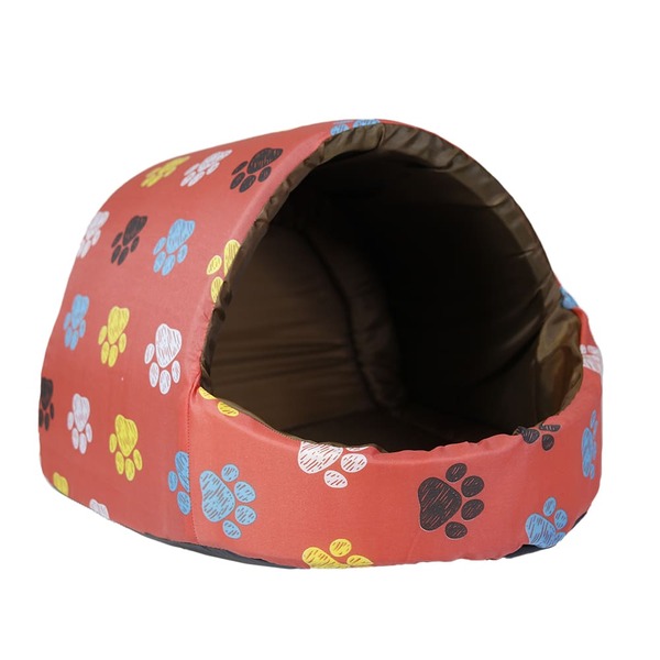 Caminha Para Cachorro E Gatos Iglu Nylon Acolchoada Tamanho P