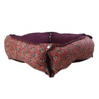 Caminha Para Cachorro E Gatos Quadrada Fibra Luxo Acolchoada