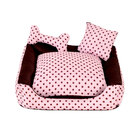 Caminha Para Cachorro Estampada Poá Menina Pequena 40cm X 40c