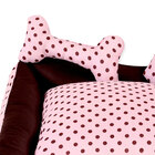 Caminha Para Cachorro Estampada Poá Menina Pequena 40cm X 40c