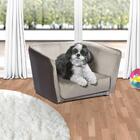 Caminha Para Cachorro Pequeno Bege Suede Art Confort