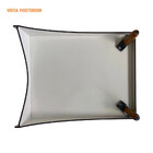 Caminha Pet Cachorro Premium Mdf Champagne Pés Palito Almofad