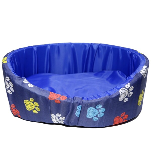 Caminha Pet Europa Nylon Acolchoada Nº 3 Ld Pet  Azul Com Pat