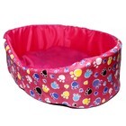 Caminha Pet Europa Nylon Acolchoada Nº 3 Ld Pet  Rosa Com Pat