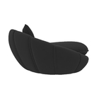 Caminha Pet Poltrona Golden 78cm Veludo Preto - Sallar Home