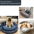 Caminha Pet Poltrona Golden 78cm Veludo Preto - Sallar Home