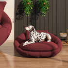 Caminha Pet Poltrona Golden 78cm Veludo Vermelho - Sallar Home