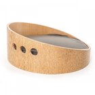 Caminha redonda Atenas Wood4pet Natural/cinza