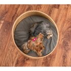 Caminha redonda Atenas Wood4pet Natural/cinza