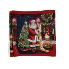 Caminho De Mesa Gobelin Rústico Trilho De Mesa Papai Noel  33