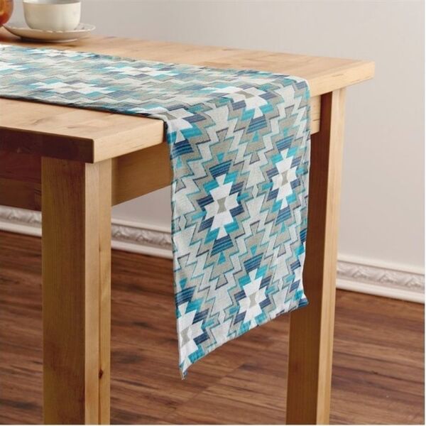 Caminho De Mesa Jacquard Tripolli Nilo Bege - 43x140cm