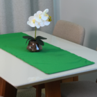 Caminho De Mesa Oxford Liso 130x40cm Verde