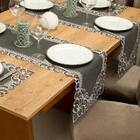 Caminho De Mesa Rechilie Grafite 0.40 X 1.80m