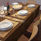 Caminho De Mesa Trilho Estampado Mesa Posta 1,45 X 0,48 J00017