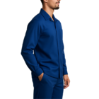 Camisa Profissional Trabalho Pesado Aberta Mangas Longas Botõ