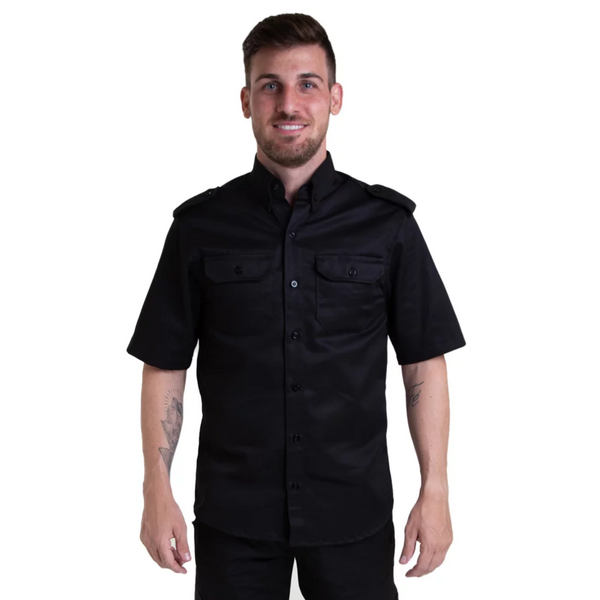 Camisa Profissional Trabalho Vigilante Segurança Manga Curta