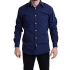 Camisa Tricoline Manga Longa Azul Noite  Gg  Azul Noite