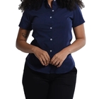 Camisete Tricoline Manga Curta Azul Noite  Xg  Azul Noite