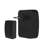 Campainha S/fio Pilha/energ 52 Sons Biv Preta-qualitronix