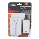 Campainha sem Fio 1 Acionador com Anti Furto Tomada 6397 DNI