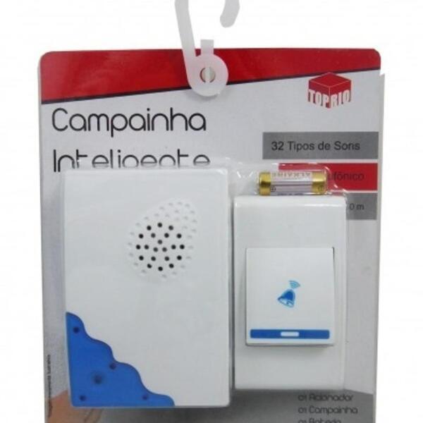Campainha Sem Fio Com 32 Toques E Alcance De 50 Metros Reside