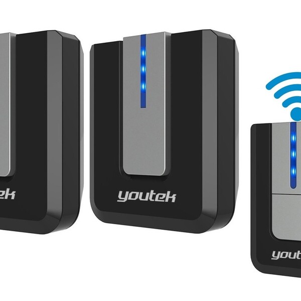 Campainha Sem Fio Dupla Até 300 Mts 52 Toques 2 Receptores