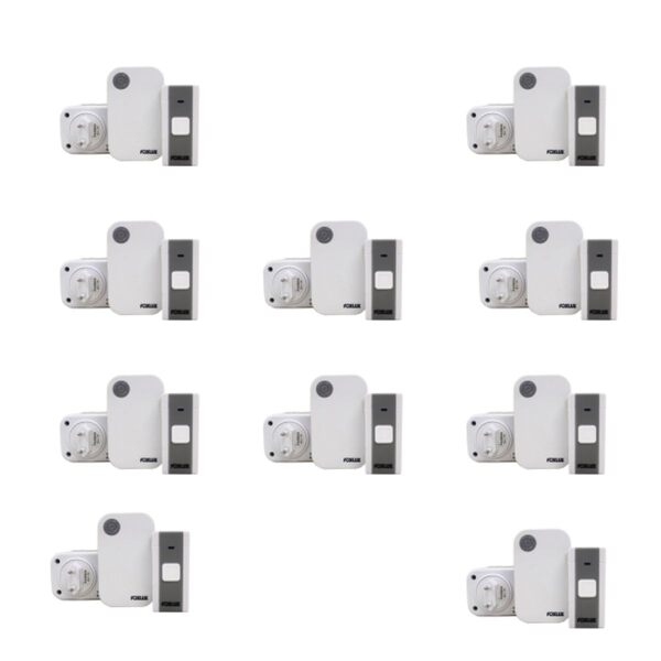 Campainha Sem Fio Foxlux Cad 3 Bivolt Kit 10 Un