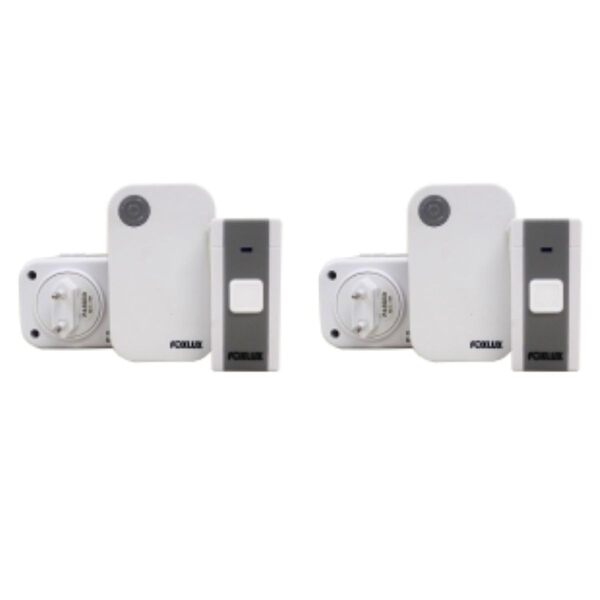 Campainha Sem Fio Foxlux Cad 3 Bivolt Kit 2 Un