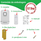 Campainha Tecnologia Sem Fio E Sem Pilha Cik 200 Intelbras