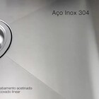 Canal Calha De Inox C/ Válvula Embutido Pia Úmida